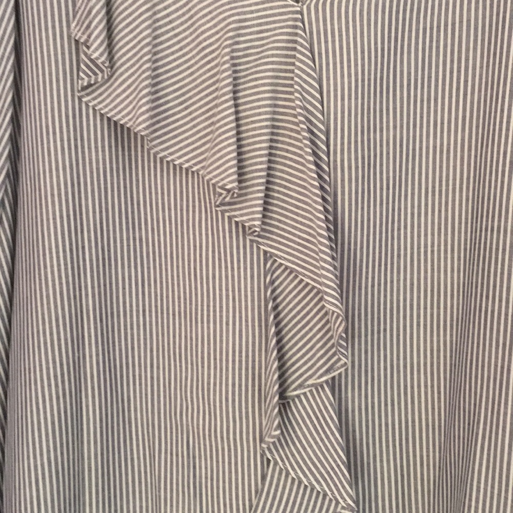 Beautiful Striped Nautical Ruffle Top - Picture 5 of 5